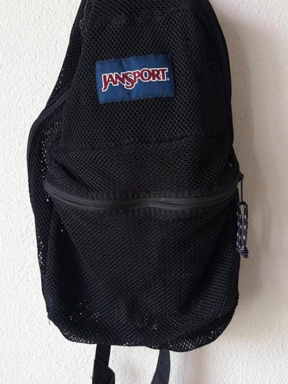 Made in USA Jansport Mesh Backpack Bag Vintage 90s